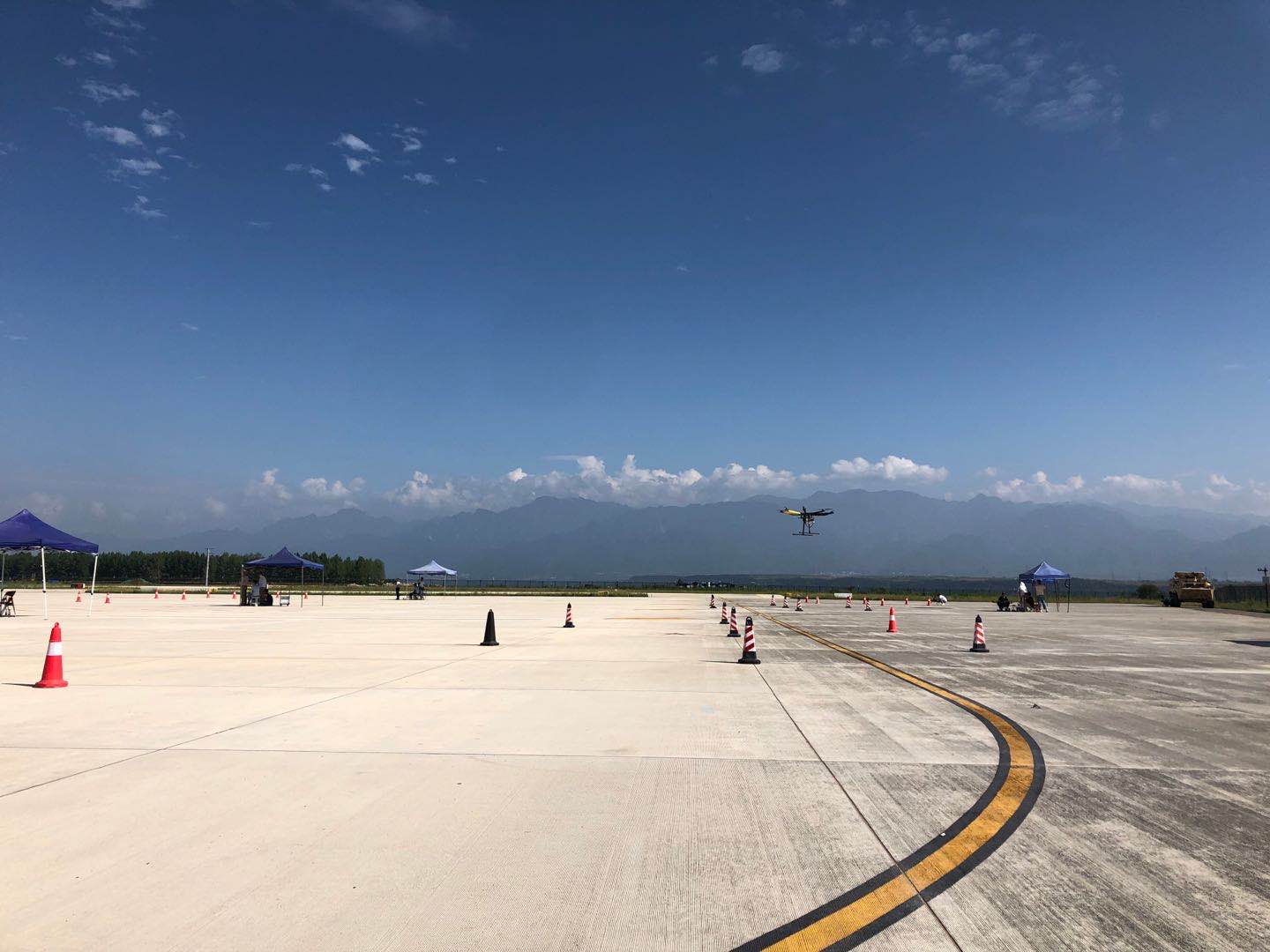 培训基地无人机飞行训练区